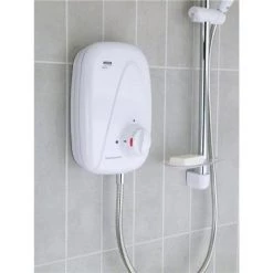 Mira - Vigour Thermostatic Power Shower - White & Chrome - 1.1532.353 -Shower Sets Shop 1.1532.353 D2 375