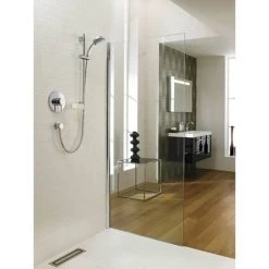 Mira - Element SLT BIV Thermostatic Shower Mixer - Chrome - 1.1656.012 -Shower Sets Shop 1.1656.012 D3 460