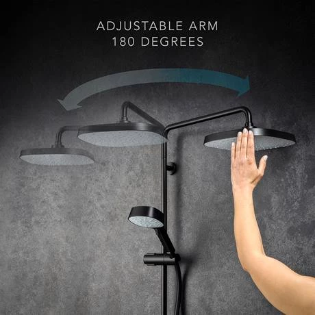 Mira Opero Dual Matt Black Thermostatic Mixer Shower - 1.1944.004 7 Mira Opero Dual Matt Black Thermostatic Mixer Shower - 1.1944.004 - Image 5