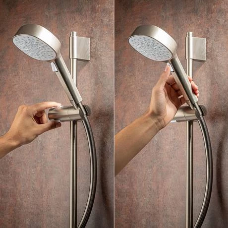 Mira Evoco Dual Outlet Brushed Nickel Thermostatic Mixer Shower with Bathfill - 1.1967.008 4 Mira Evoco Dual Outlet Brushed Nickel Thermostatic Mixer Shower with Bathfill - 1.1967.008 - Image 2