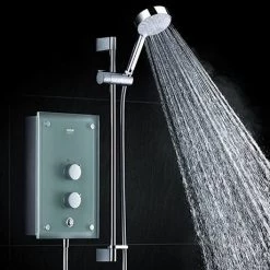 Mira - Azora 9.8kw Thermostatic Electric Shower - Frosted Glass - 1.1634.011 9 Mira - Azora 9.8kw Thermostatic Electric Shower - Frosted Glass - 1.1634.011 -Shower Sets Shop 11634011 D1 460