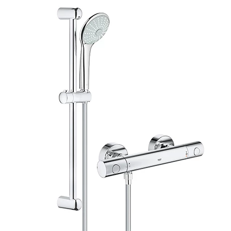 Grohe G800 Thermostatic Low Pressure Euphoria Shower Set 3 Grohe G800 Thermostatic Low Pressure Euphoria Shower Set
