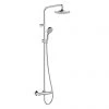 Hansgrohe Vernis Blend EcoSmart Showerpipe 200 Thermostatic Shower Mixer - 26089000 1 Hansgrohe Vernis Blend EcoSmart Showerpipe 200 Thermostatic Shower Mixer - 26089000 -Shower Sets Shop 26089000 P
