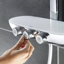 Grohe Rainshower SmartControl 360 DUO Shower System - Chrome - 26250000 -Shower Sets Shop 26250000 D4 460