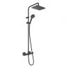 Hansgrohe Vernis Shape Showerpipe 230 Thermostatic Shower Mixer - Matt Black - 26286670 1 Hansgrohe Vernis Shape Showerpipe 230 Thermostatic Shower Mixer - Matt Black - 26286670 -Shower Sets Shop 26286670 P