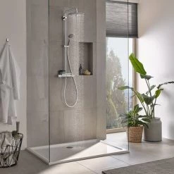 Grohe Vitalio Joy 260 Thermostatic Shower System - 26403002 -Shower Sets Shop 26403002 D2 460