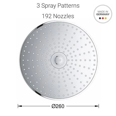 Grohe Euphoria SmartControl 260 MONO Shower System with Bath Mixer - 26510000 6 Grohe Euphoria SmartControl 260 MONO Shower System with Bath Mixer - 26510000 - Image 4