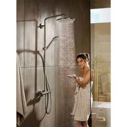 Hansgrohe Croma Select S EcoSmart Showerpipe 280 Thermostatic Shower Mixer - 26794000 -Shower Sets Shop 26790000 D4 460