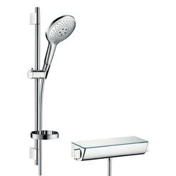 Hansgrohe Raindance Select S 150 with Ecostat Select Thermostatic Shower Mixer - Chrome - 27036000