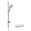 Hansgrohe Raindance Select S 150 with Ecostat Select Thermostatic Shower Mixer - White/Chrome - 27037400 2 Hansgrohe Raindance Select S 150 with Ecostat Select Thermostatic Shower Mixer - White/Chrome - 27037400 -Shower Sets Shop 27037400 P