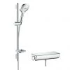 Hansgrohe Raindance Select E 120 with Ecostat Select Thermostatic Shower Mixer - Chrome - 27038000 2 Hansgrohe Raindance Select E 120 with Ecostat Select Thermostatic Shower Mixer - Chrome - 27038000 -Shower Sets Shop 27038000 P