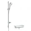 Hansgrohe Raindance Select E 120 with Ecostat Select Thermostatic Shower Mixer - Chrome - 27039000 -Shower Sets Shop 27039000 P
