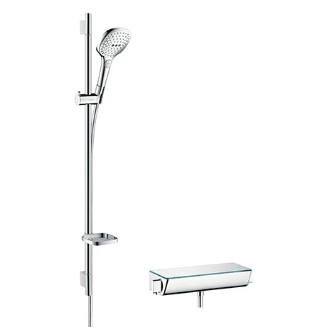 Hansgrohe Raindance Select E 120 with Ecostat Select Thermostatic Shower Mixer - Chrome - 27039000 3 Hansgrohe Raindance Select E 120 with Ecostat Select Thermostatic Shower Mixer - Chrome - 27039000