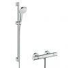 Hansgrohe Croma Select E Vario Thermostatic Shower System with 90cm Shower Slider Rail Kit - 27082400 1 Hansgrohe Croma Select E Vario Thermostatic Shower System with 90cm Shower Slider Rail Kit - 27082400 -Shower Sets Shop 27082400 P