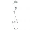 Hansgrohe Raindance S Showerpipe 240 Thermostatic Shower Mixer - 27115000 2 Hansgrohe Raindance S Showerpipe 240 Thermostatic Shower Mixer - 27115000 -Shower Sets Shop 27115000 P