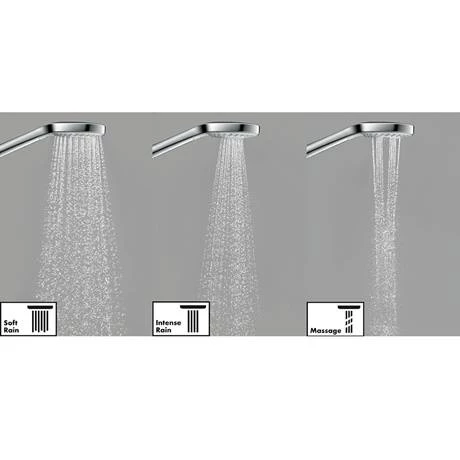 Hansgrohe Croma Select S SemiPipe Multi with Thermostatic Shower Mixer - 27247400 4 Hansgrohe Croma Select S SemiPipe Multi with Thermostatic Shower Mixer - 27247400 - Image 2