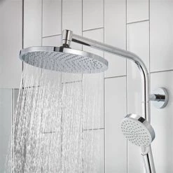 Hansgrohe Crometta S Showerpipe 240 Thermostatic Shower Mixer - 27267000 13 Hansgrohe Crometta S Showerpipe 240 Thermostatic Shower Mixer - 27267000 -Shower Sets Shop 27267000.ai1 460