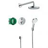 Hansgrohe Croma Select S Complete Shower Set with Wall Mounted Shower Handset - 27295000 -Shower Sets Shop 27295000 P