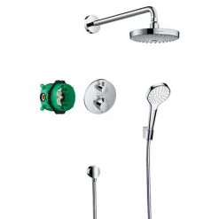 Hansgrohe Croma Select S Complete Shower Set with Wall Mounted Shower Handset - 27295000