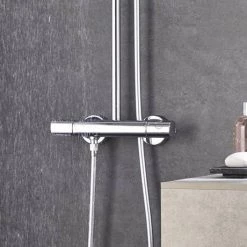 Grohe Euphoria 180 Thermostatic Shower System - 27296001 -Shower Sets Shop 27296001 D2 460