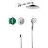 Hansgrohe Raindance Select S Complete Shower Set with Wall Mounted Shower Handset - 27297000 2 Hansgrohe Raindance Select S Complete Shower Set with Wall Mounted Shower Handset - 27297000 -Shower Sets Shop 27297000 P