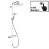 Hansgrohe Croma E Showerpipe 280 Thermostatic Shower Mixer - 27630000 2 Hansgrohe Croma E Showerpipe 280 Thermostatic Shower Mixer - 27630000 -Shower Sets Shop 27630000 P