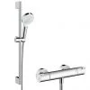 Hansgrohe Crometta Vario Thermostatic Shower System with 65cm Shower Slider Rail Kit - 27812400 -Shower Sets Shop 27812400 PN