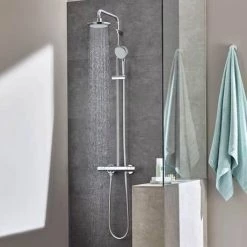 Grohe New Tempesta Cosmopolitan 160 Thermostatic Shower System - 27922000 12 Grohe New Tempesta Cosmopolitan 160 Thermostatic Shower System - 27922000 -Shower Sets Shop 27922000 D3 460
