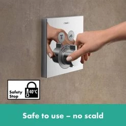 Hansgrohe Raindance E Complete Shower Set with Wall Mounted Shower Handset - 27952000 11 Hansgrohe Raindance E Complete Shower Set with Wall Mounted Shower Handset - 27952000 -Shower Sets Shop 27952000 D3 460