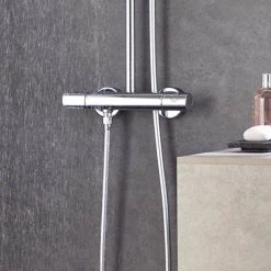 Grohe Euphoria XXL 210 Thermostatic Shower System - 27964000 -Shower Sets Shop 27964000 D4 460