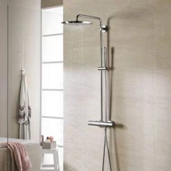 Grohe Rainshower 310 Thermostatic Shower System - 27966000 12 Grohe Rainshower 310 Thermostatic Shower System - 27966000 -Shower Sets Shop 27966000 D4 460