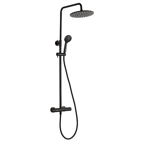 JTP Vos Matt Black Thermostatic Shower - 2852819MB 3 JTP Vos Matt Black Thermostatic Shower - 2852819MB