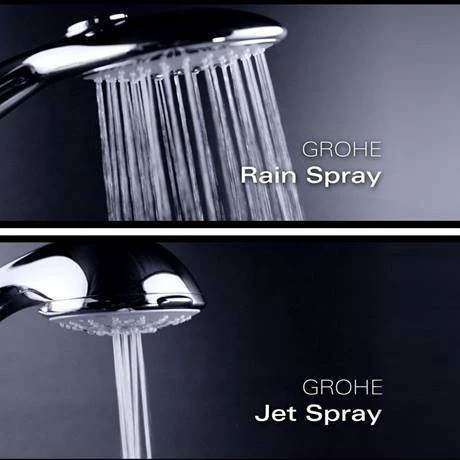 Grohe Grohtherm 1000 Thermostatic Shower Mixer Tap 1/2" with Shower Set - 34151004 4 Grohe Grohtherm 1000 Thermostatic Shower Mixer Tap 1/2" with Shower Set - 34151004 - Image 2