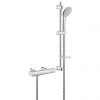 Grohe Grohtherm 1000 Cosmopolitan Thermostatic Shower Mixer and Kit - 34437000 -Shower Sets Shop 34437000 P