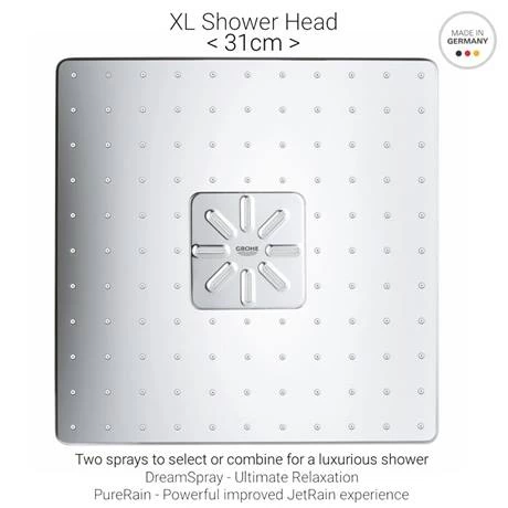 Grohe Grohtherm SmartControl Square Perfect Shower Set with Rainshower 310 SmartActive - 34706000 7 Grohe Grohtherm SmartControl Square Perfect Shower Set with Rainshower 310 SmartActive - 34706000 - Image 5