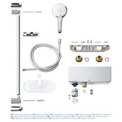 Grohe Grohtherm SmartControl Thermostatic Shower Mixer and Kit - 34720000 9 Grohe Grohtherm SmartControl Thermostatic Shower Mixer and Kit - 34720000 -Shower Sets Shop 34720000 D3 460
