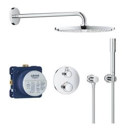 Grohe Grohtherm Perfect Shower Set with Rainshower Cosmopolitan 160 - 34731000 5 Grohe Grohtherm Perfect Shower Set with Rainshower Cosmopolitan 160 - 34731000 -Shower Sets Shop 34731000 n d1 460