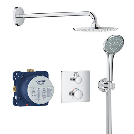 Grohe Grohtherm Perfect Shower Set with Cosmopolitan 210 Rainshower - 34734000 3 Grohe Grohtherm Perfect Shower Set with Cosmopolitan 210 Rainshower - 34734000