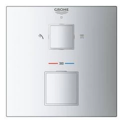 Grohe Grohtherm Cube Perfect Shower Set with Rainshower Allure 230 - 34741000 11 Grohe Grohtherm Cube Perfect Shower Set with Rainshower Allure 230 - 34741000 -Shower Sets Shop 34741000 D3 460