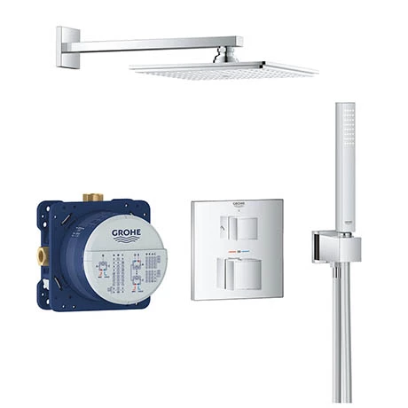 Grohe Grohtherm Cube Perfect Shower Set with Rainshower Allure 230 - 34741000 3 Grohe Grohtherm Cube Perfect Shower Set with Rainshower Allure 230 - 34741000