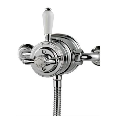 Aqualisa - Aquatique Thermo Exposed Thermostatic Valve with Slide Rail Kit - Chrome - 500.10.01-561.01 4 Aqualisa - Aquatique Thermo Exposed Thermostatic Valve with Slide Rail Kit - Chrome - 500.10.01-561.01 - Image 2