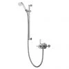 Aqualisa - Aquatique Thermo Exposed Thermostatic Valve with Slide Rail Kit - Chrome - 500.10.01-561.01 -Shower Sets Shop 500.10.01 561.01 P