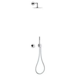 Keuco Ixmo Round Thermostatic Shower System with Head + Handset - Chrome 9 Keuco Ixmo Round Thermostatic Shower System with Head + Handset - Chrome -Shower Sets Shop 59602010001 D3 460
