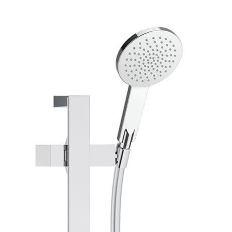 Keuco Ixmo Square Thermostatic Shower System with Head + Slide Rail Kit - Chrome 5 Keuco Ixmo Square Thermostatic Shower System with Head + Slide Rail Kit - Chrome - Image 3