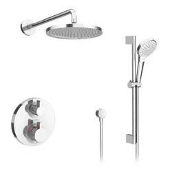 Hansgrohe Ecostat S Round Complete Shower Set with Shower Slider Rail Kit 12 Hansgrohe Ecostat S Round Complete Shower Set with Shower Slider Rail Kit -Shower Sets Shop 88102001 n d1 460