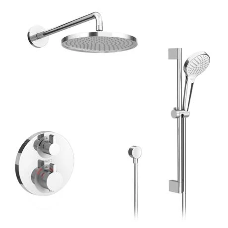 Hansgrohe Ecostat S Round Complete Shower Set with Shower Slider Rail Kit 7 Hansgrohe Ecostat S Round Complete Shower Set with Shower Slider Rail Kit - Image 5