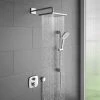Hansgrohe Ecostat E Square Complete Shower Set with Shower Slider Rail Kit -Shower Sets Shop 88102003 prod