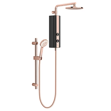AQUAS AquaMax Flex Manual Smart 9.5KW Black + Rose Gold Electric Shower 3 AQUAS AquaMax Flex Manual Smart 9.5KW Black + Rose Gold Electric Shower