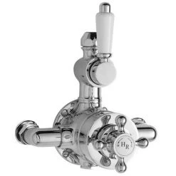 Hudson Reed Traditional Twin Valve with Rigid Riser Kit & Shower Rose - Chrome 7 Hudson Reed Traditional Twin Valve with Rigid Riser Kit & Shower Rose - Chrome -Shower Sets Shop A3099 A3600 d2 460