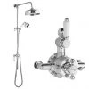 Hudson Reed Twin Shower Valve with Victorian Grand Rigid Riser Kit - Chrome 1 Hudson Reed Twin Shower Valve with Victorian Grand Rigid Riser Kit - Chrome -Shower Sets Shop A3099 AM312 p